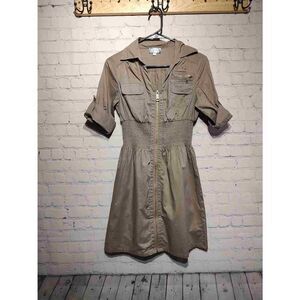 J. gee full zip sage dress size small